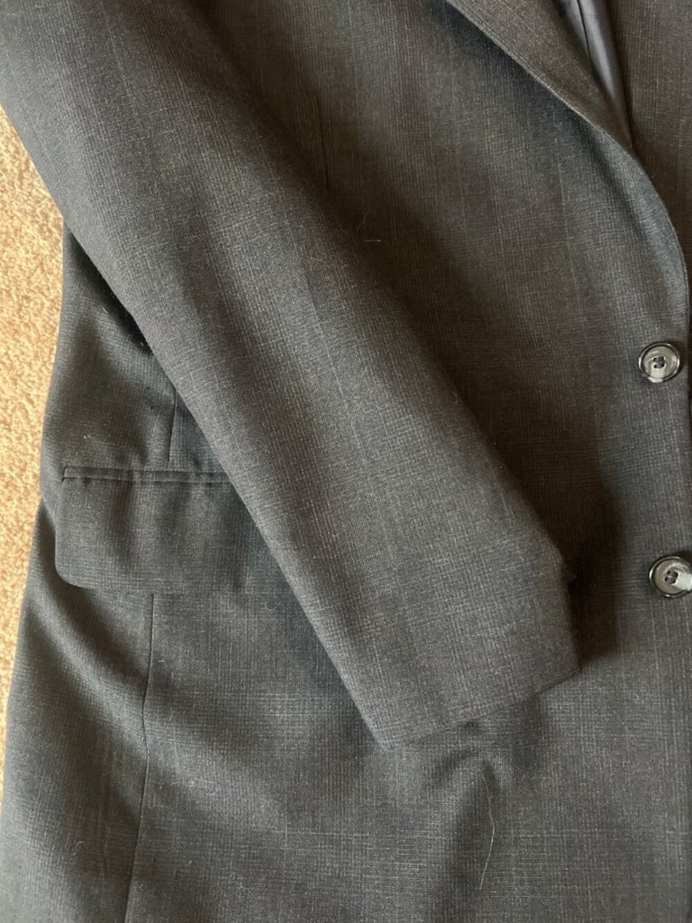 Bert Pulitzer Collectors Edition Wool Blend Mens Suit Jacket Sport Coat Size 44L - Picture 7 of 7